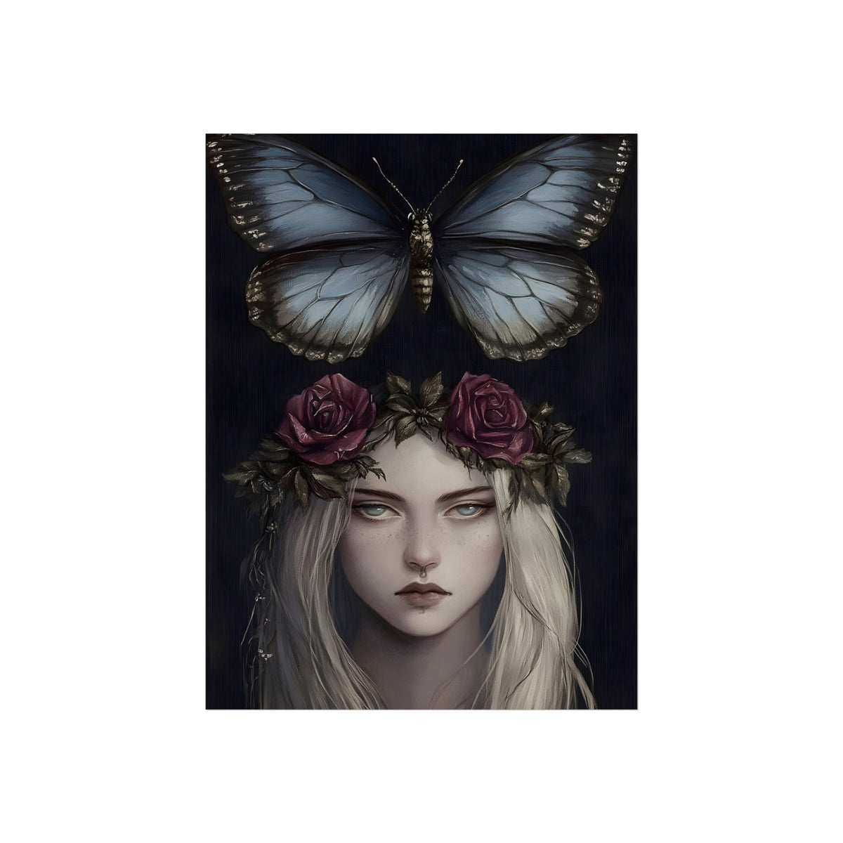 Crowned in Crimson, art print, view 4