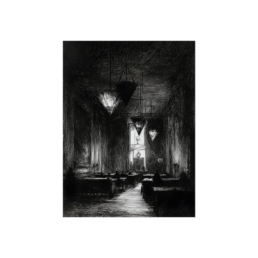 Light at the End of the Hall, art print, view 2