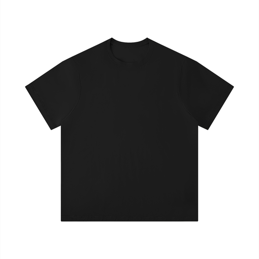 Men's Loose Fit Solid Color T-Shirt in black