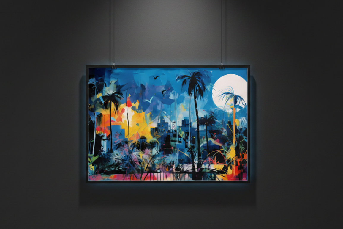 Neon Fever Dreams | Fine Art Poster Print artwork image