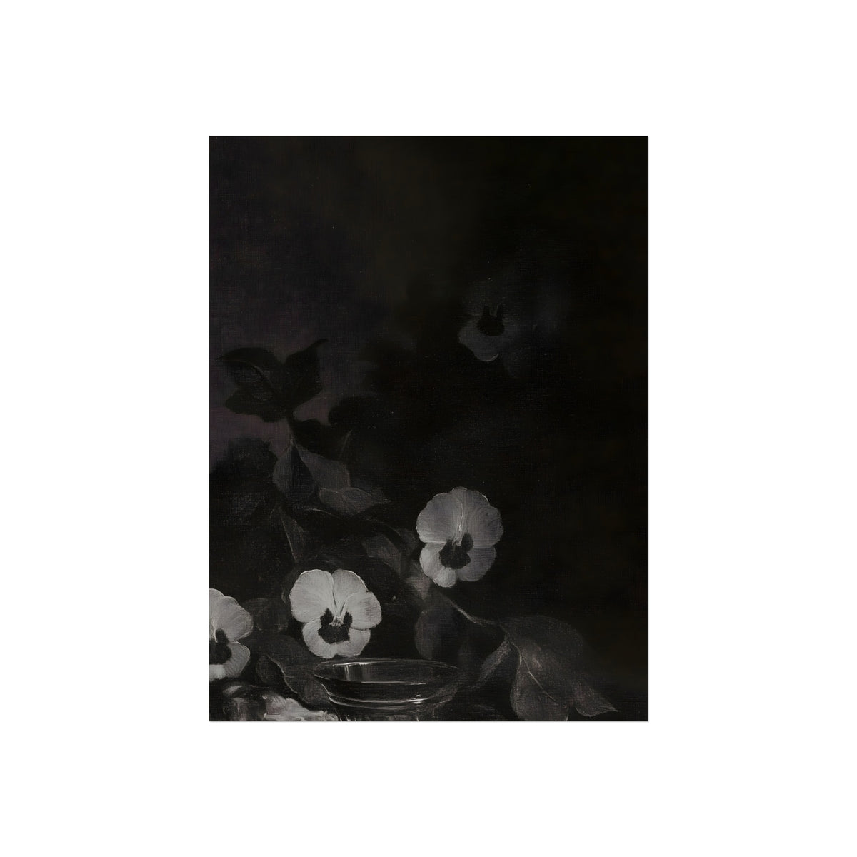 Pale Bloom Nocturne, fine art poster, view 4