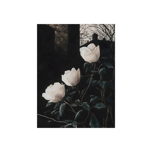 Roses Against the Stone, art print, view 2