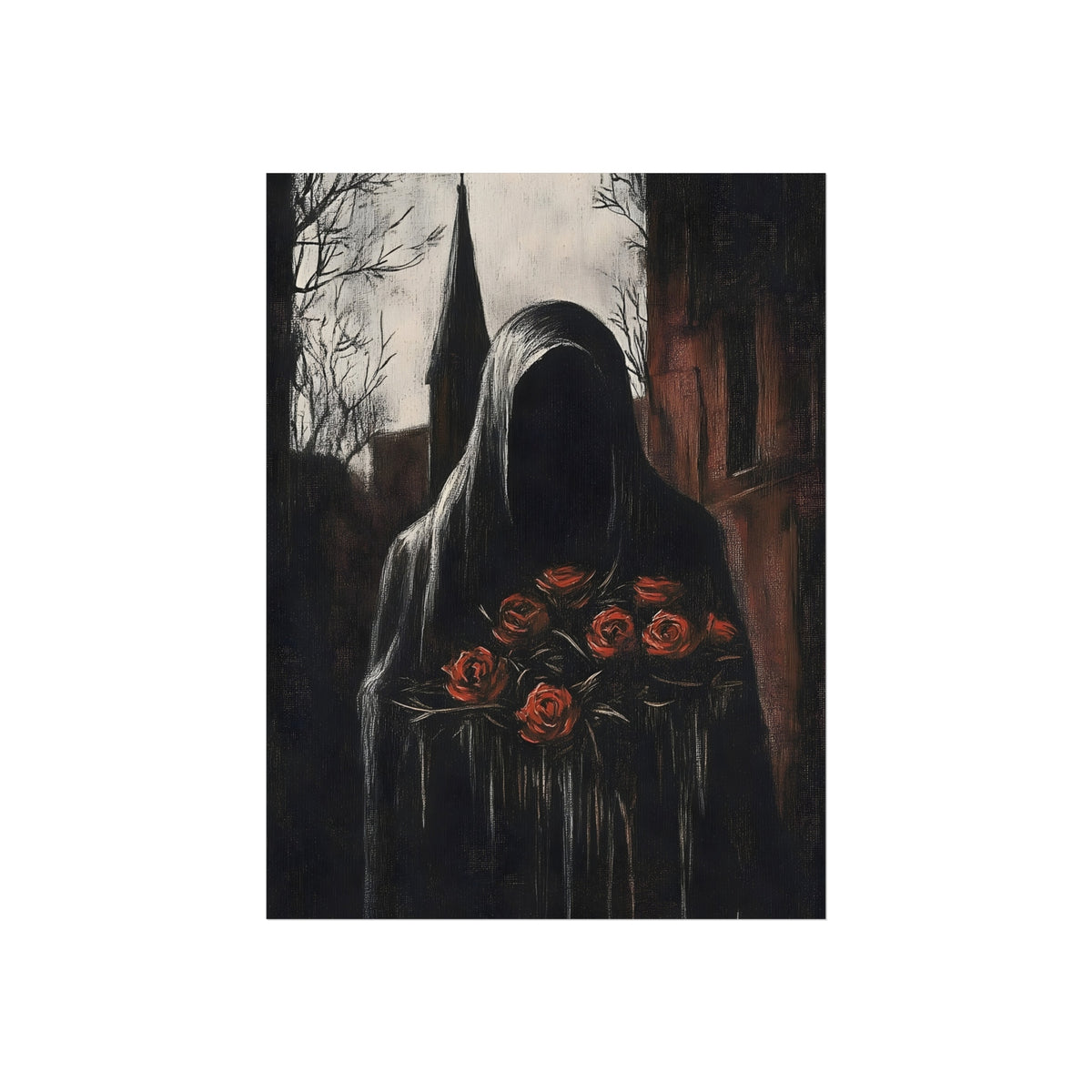 Roses for the Procession, art print, view 4