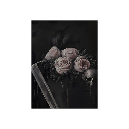 Roses, Steel and Bone, art print, view 2