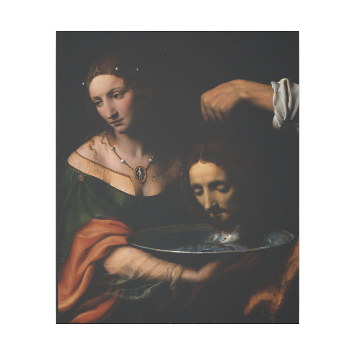 Salome with the Head of Saint John the Baptist by Bernardino Luini — fine art reproduction product image
