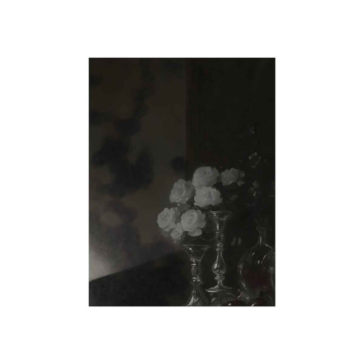 Still Life in White, fine art paper print, view 4
