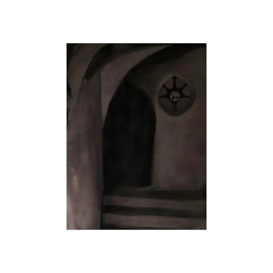 The Archway Between | Gothic Architecture Fine Art Paper Print artwork