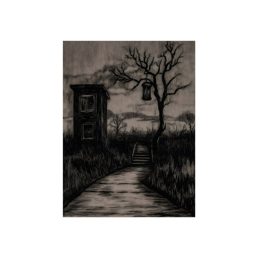 The Lantern Path, art print, view 2