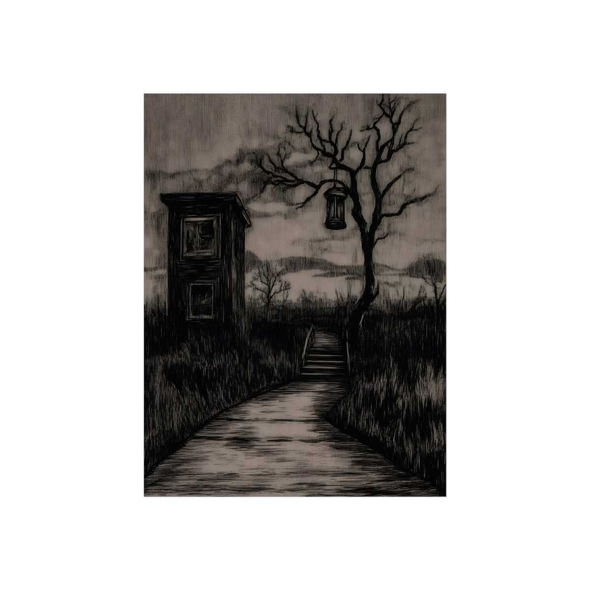The Lantern Path, art print, view 4