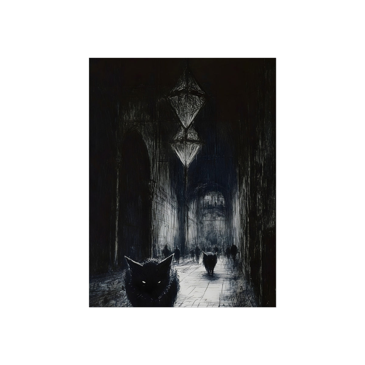 The Midnight Procession, art print, view 4