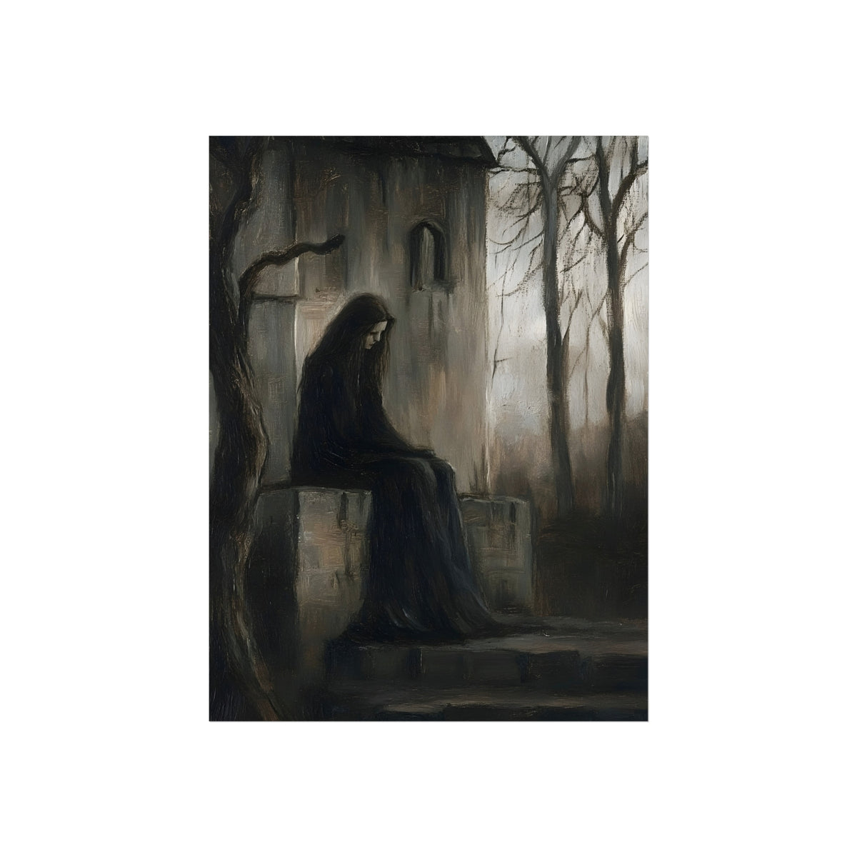The Mourner's Steps, fine art paper print, view 4