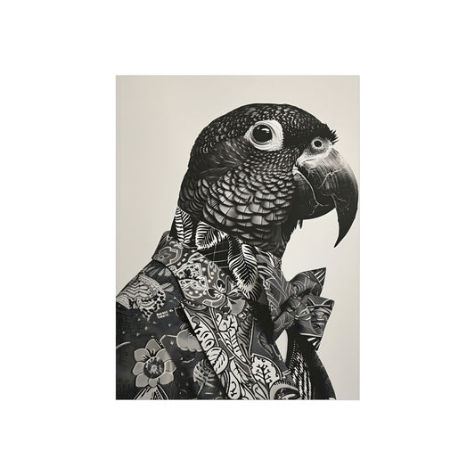 The Ornate Witness surreal botanical fine art paper print artwork