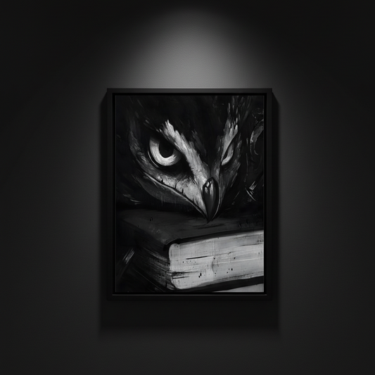 The Owl's Testament, art print, view 2