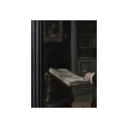 The Reader's Hand, art print, view 2
