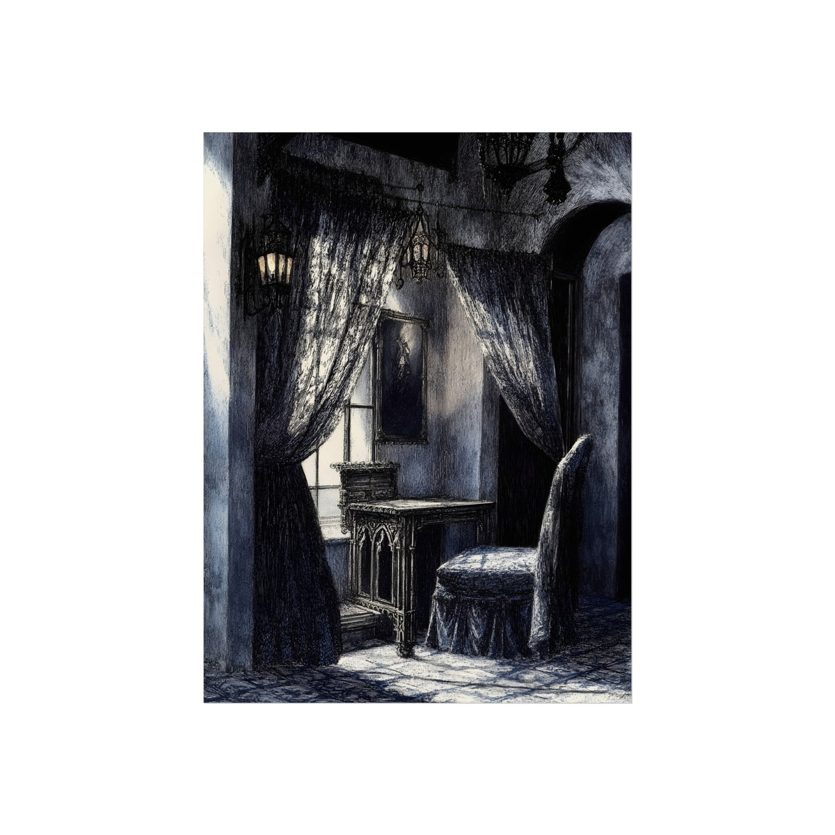 The Room After Dusk, art print, view 4