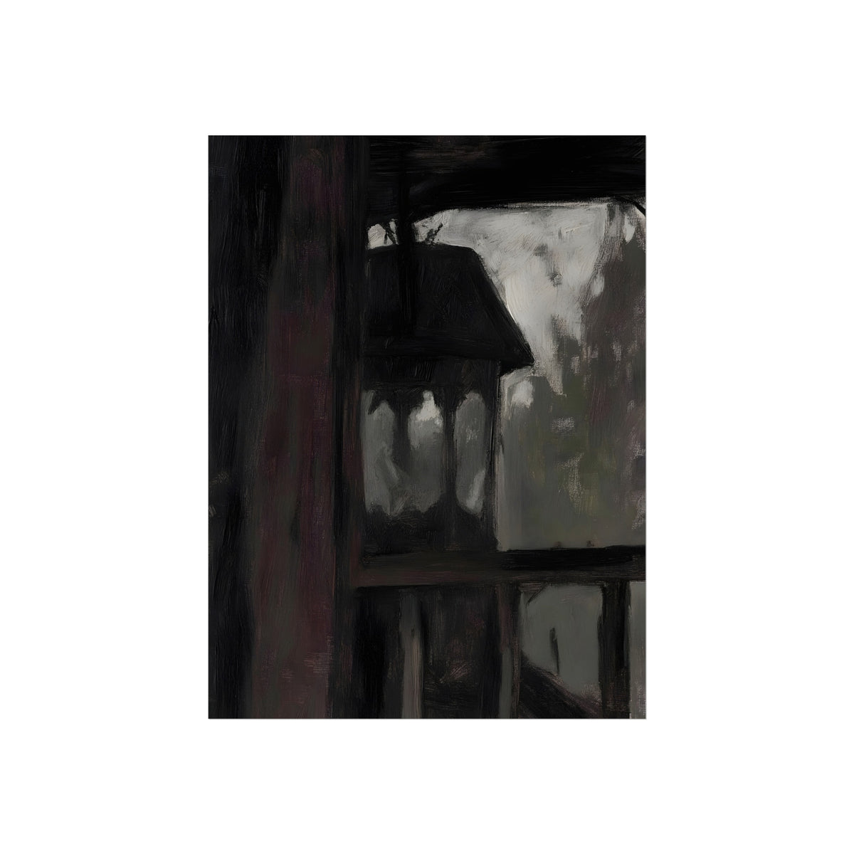 Threshold in Black, art print, view 4
