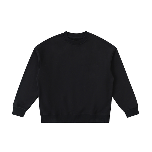 Unisex Essential Fleece Kids' Crewneck Sweatshirt in black