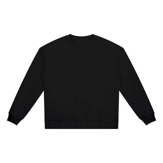 Unisex Heavyweight Crewneck Sweatshirt in black