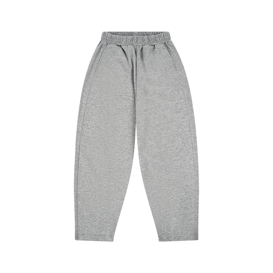 Unisex Kid's Loose Wide Leg Sweatpants in flower gray