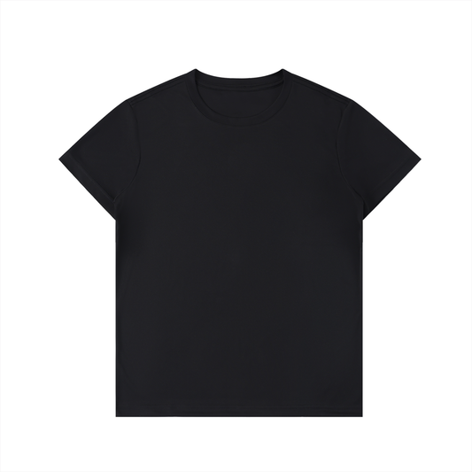 Unisex Lightweight Performance Crewneck T-Shirt in black