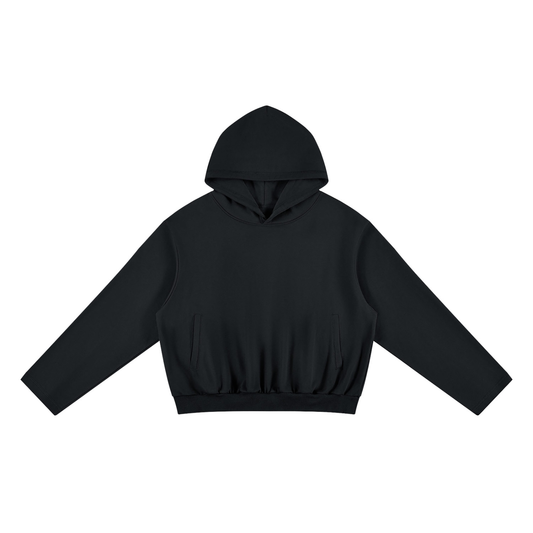 Unisex Oversized Drop Shoulder Hoodie in black