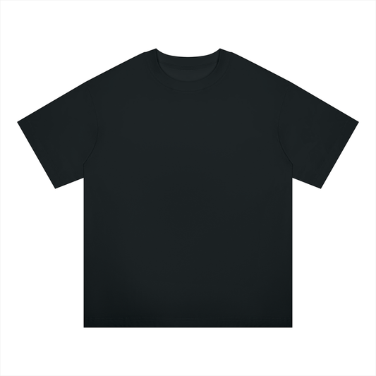 Unisex Oversized Midweight Cotton T-Shirt in black