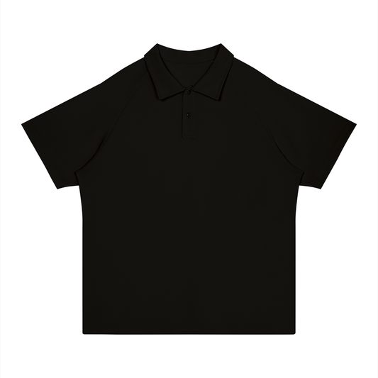 Unisex Regular Fit Polo Shirt in black