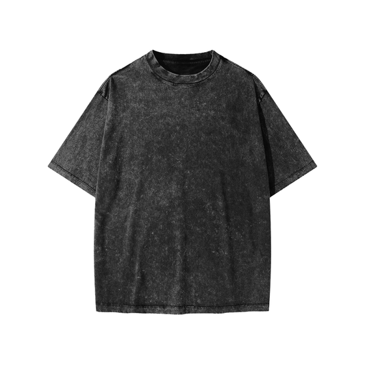 Unisex Snow Washed Kids' T-Shirt in black