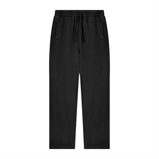 Unisex Vintage Wash Sweatpants in black