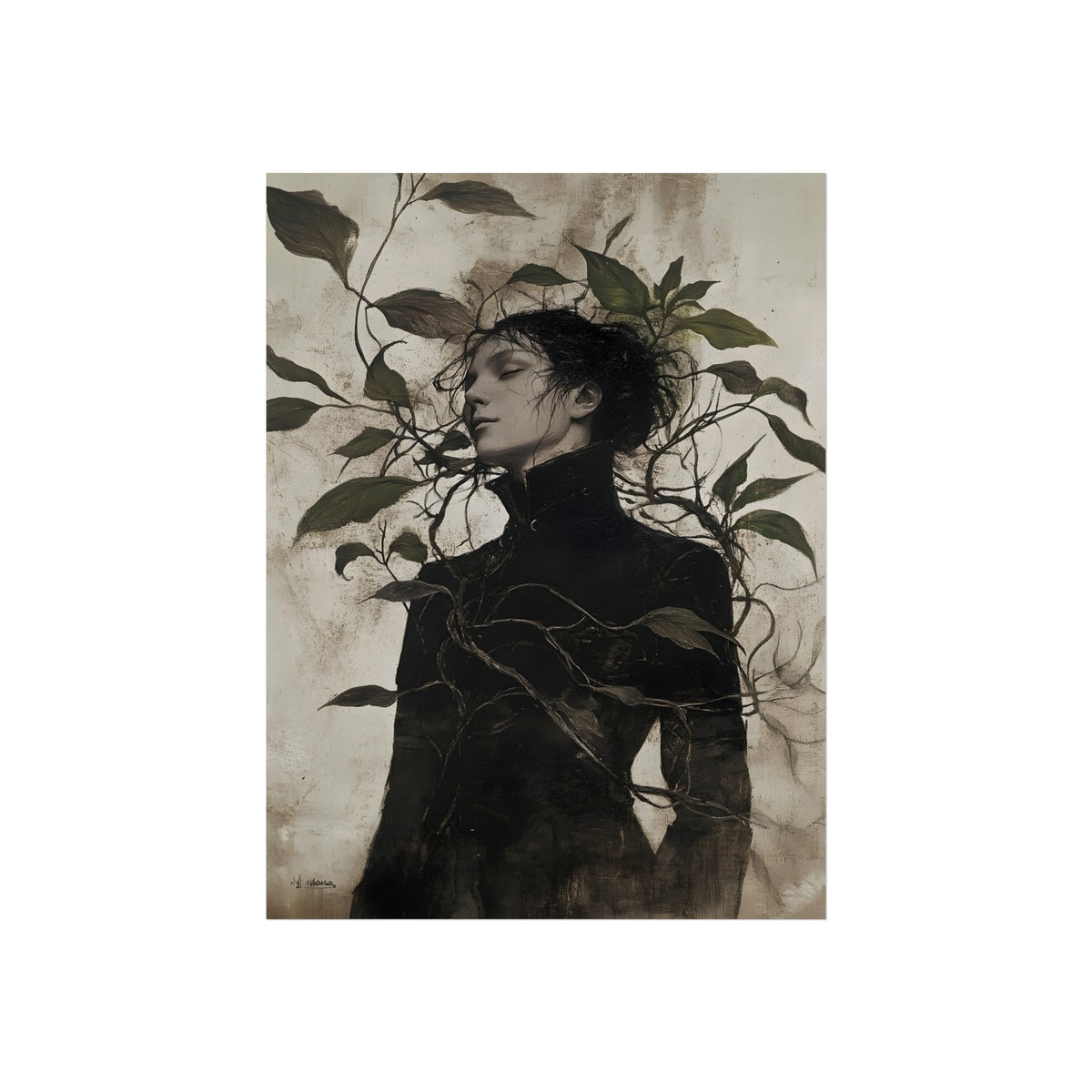 Vines Around Her, art print, view 4