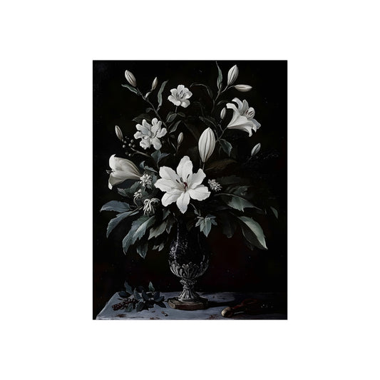 Withered Grace botanical fine art paper print artwork