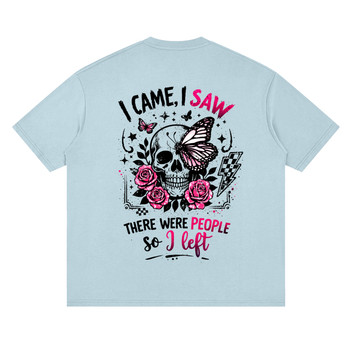 Women’s I Came, I Saw, I Left Loose Drop-Shoulder T-Shirt