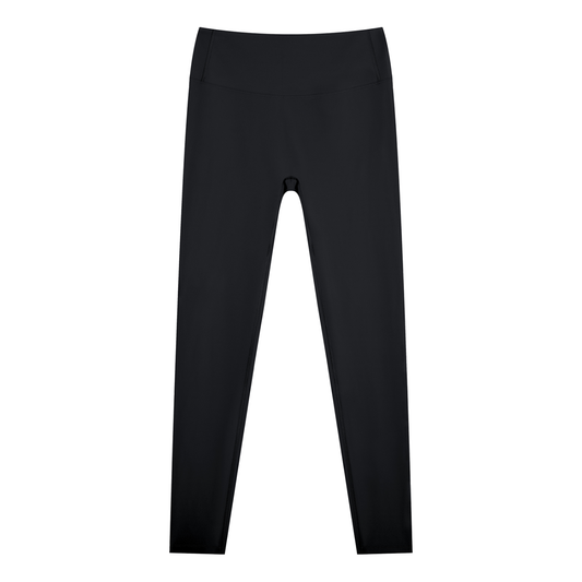 Women's Nylon Blend Ankle Leggings in black