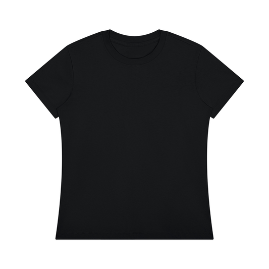 Women's Regular Fit Crewneck T-Shirt in black