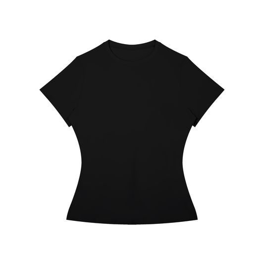 Women's Skinny Fit Performance T-Shirt in black