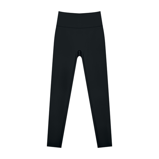 Women's Supportive High Rise Ankle Yoga Leggings in black