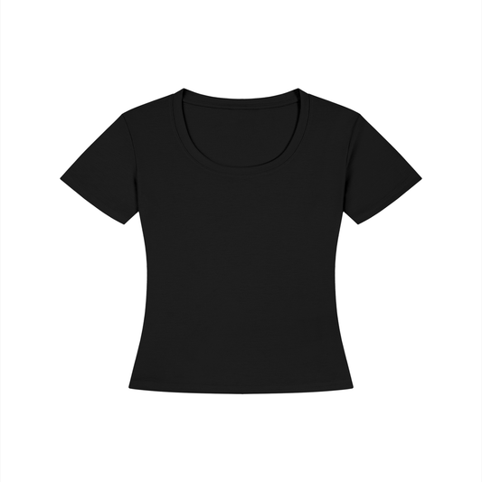 Women's Tencel Baby T-Shirt in black