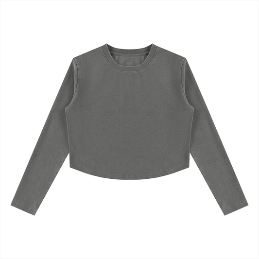 Women's Vintage Wash Slim T-Shirt in black