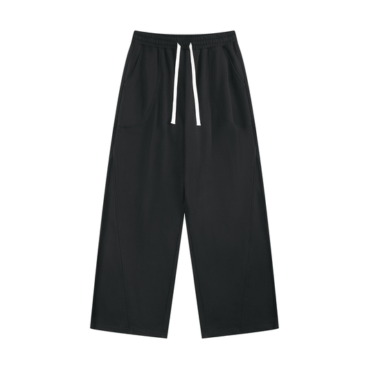 Women's Wide Leg Sweatpants in black