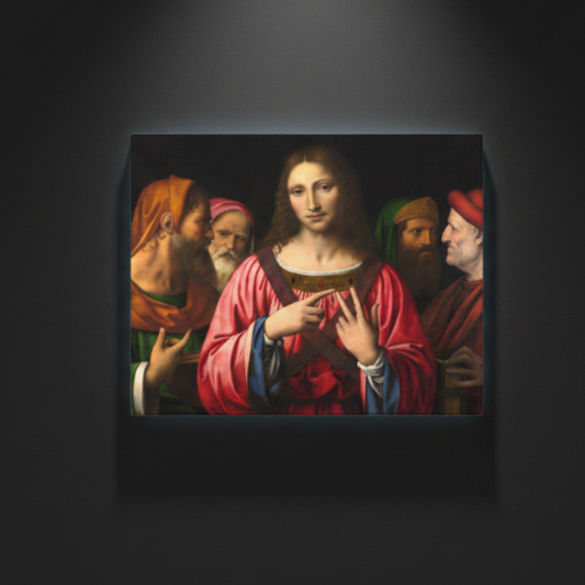 Christ Among the Doctors by Bernardino Luini, Italian Renaissance painting