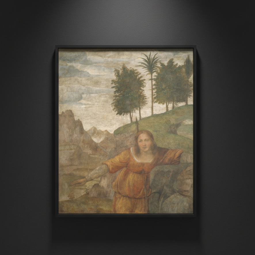 Procris Pierced by Cephalus’ Javelin by Bernardino Luini
