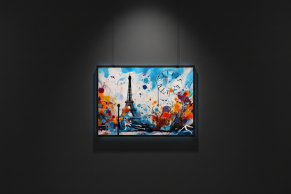 A Fragmented Paris, fine art poster