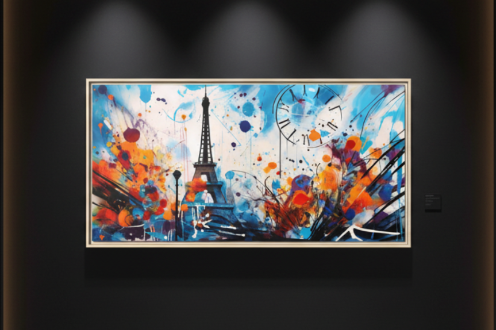 A Fragmented Paris, canvas wall art