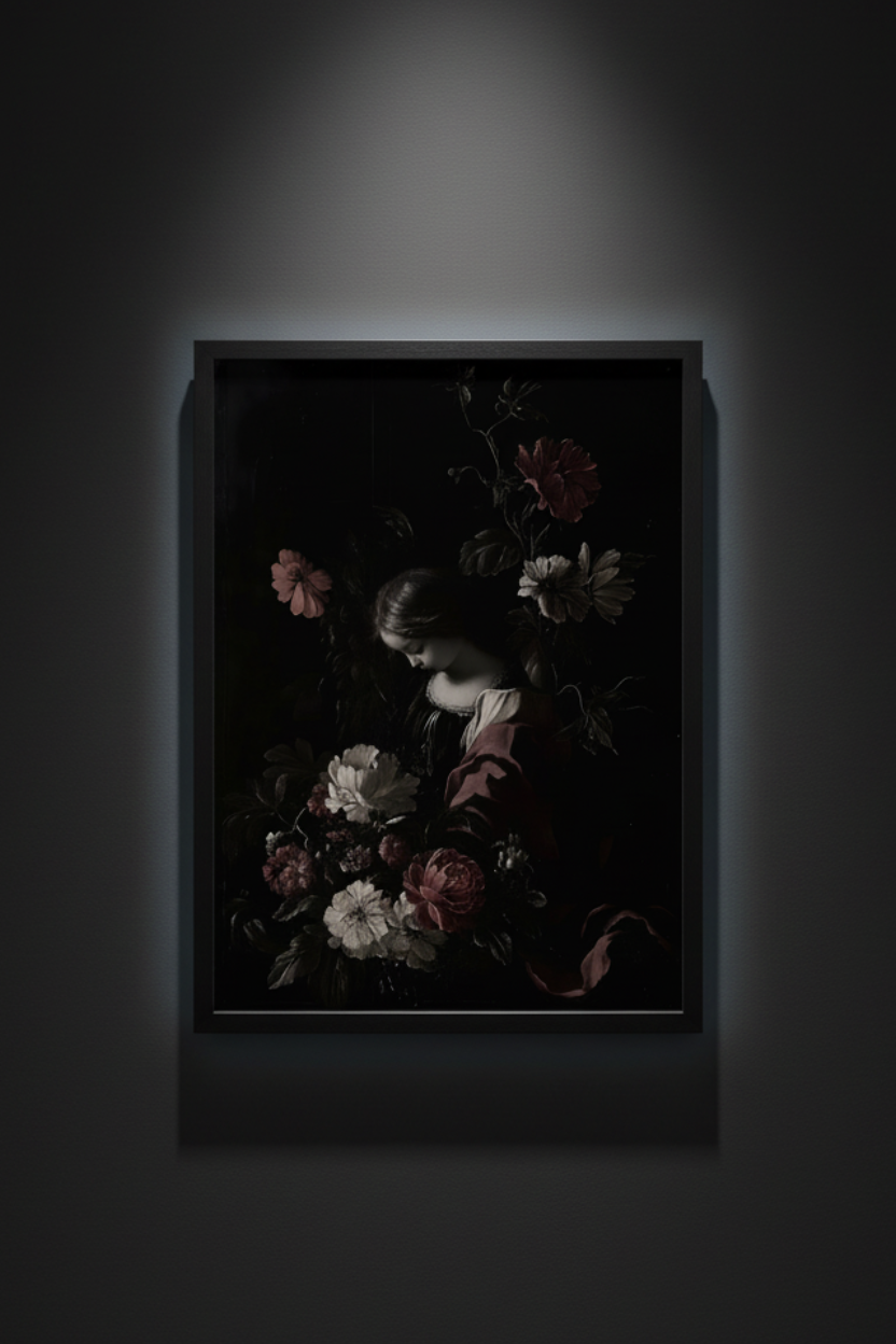 Among Dark Blooms, art print