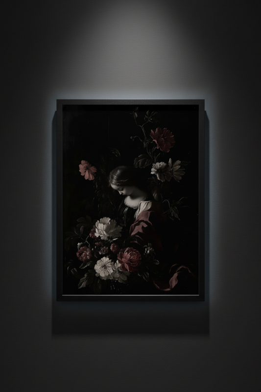 Among Dark Blooms, art print