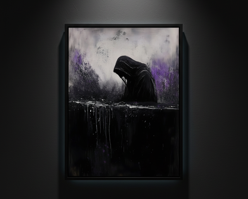 Among the Violet Marsh, art print