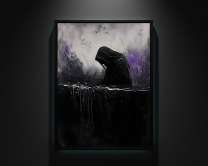 Among the Violet Marsh, art print