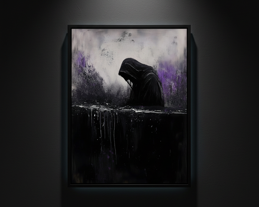 Among the Violet Marsh, art print