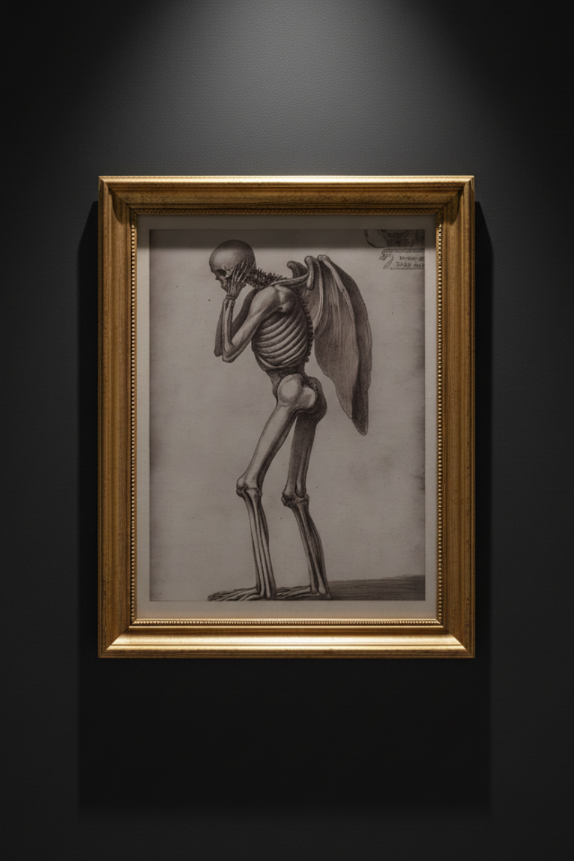 Anatomy of the Fallen Angel, art print