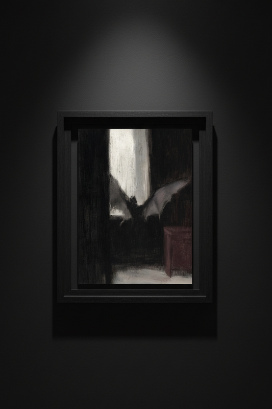 Bat at the Window, art print, view 2